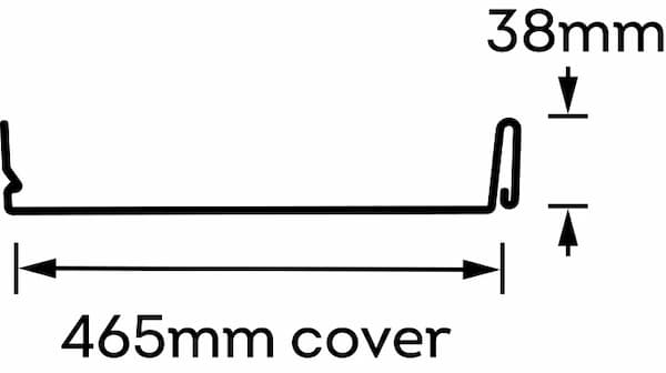 Fielders Cadence panel profile. Image courtesy of www.fielders.com.au.