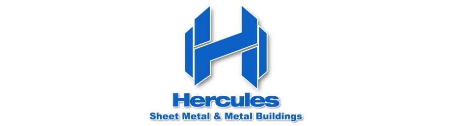 Official Hercules Sheet Metal and Metal Buildings logo. Image courtesy of https://corrugated-industries.com/.