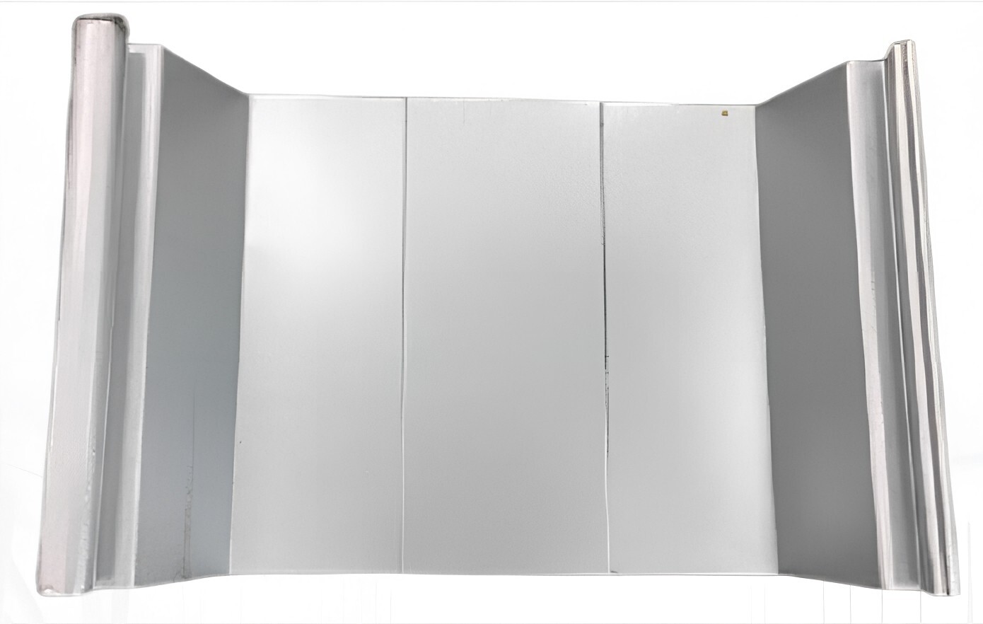 Robust H66 structural profile designed for long-run roof applications. Image courtesy of www.hgvbs.com.