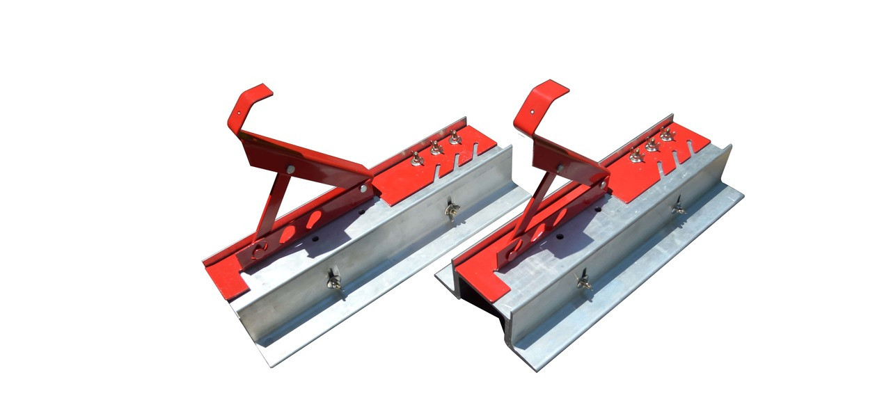 SSRA2 Roof Jack adapter plates for using walkboards on standing seam roofs.