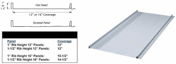 Technical illustration of the JD Metals Snaplock panel featuring a concealed clip system for architectural durability; image courtesy of www.JDMetals.net.