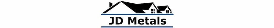 Corporate logo for JD Metals, a leading manufacturer of metal roofing and building products serving Tennessee and the Southeast; image courtesy of www.JDMetals.net.