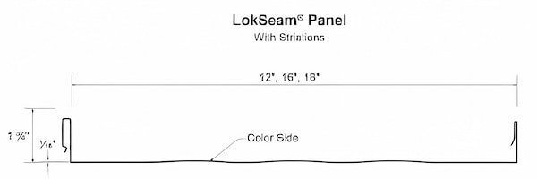 Fortify LokSeam panel profile. Image courtesy of www.fortifybuildingsolutions.com.