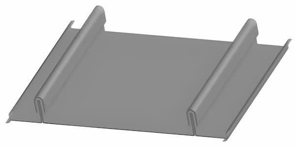 MBCI Craftsman High-Batten standing seam panel. Image courtesy of www.MBCI.com.