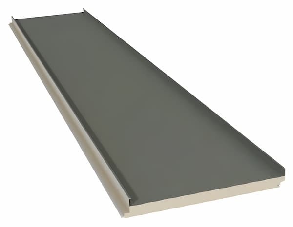 McElroy Metal Ridgeline T-Seam standing seam panel. Image courtesy of www.McElroyMetal.com. McElroy Metal Ridgeline T-Seam standing seam panel. Image courtesy of www.McElroyMetal.com.
