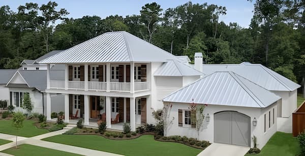 McElroy Metal standing seam roof system. Image courtesy of www.McElroyMetal.com. McElroy Metal standing seam roof system. Image courtesy of www.McElroyMetal.com.