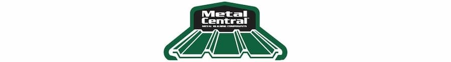 Corporate logo for Metal Central, a leading regional supplier of metal roofing, siding, and engineered building systems across the Southeast and Midwest; image courtesy of www.MetalCentral.com.