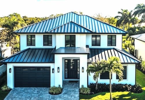 Metal Maniacs standing seam roof. Image courtesy of www.MetalManiacsFL.com.