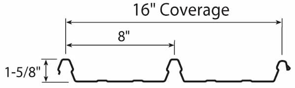 Metal Sales Clip-Loc profile. Image courtesy of www.MetalSales.us.com.