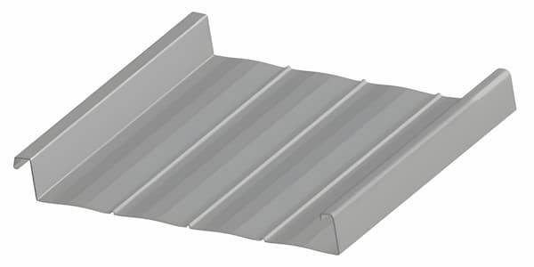 Metallic Building Systems BattenLok HS Structural Profile BattenLok HS 2 inch vertical leg structural standing seam panel, ideal for high-wind regions in Texas and New Mexico. Image courtesy of www.Metallic.com.