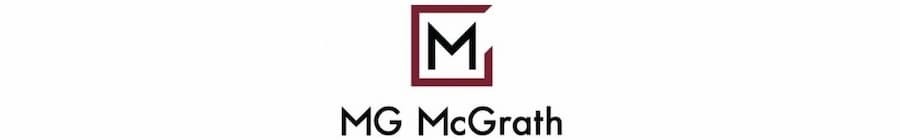 Official MG McGrath logo and custom architectural metal fa&ccedil;ade project. Image courtesy of www.MGMcGrath.com