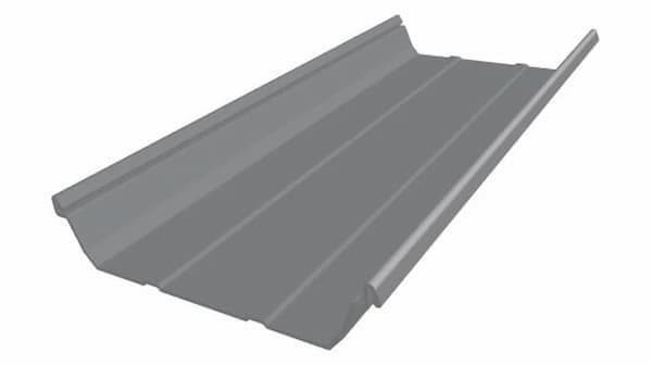 Miller Buildings Ultra-Dek snap-together standing seam roof panel. Image courtesy of www.MillerBldgs.com.