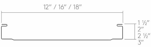Morin SymmeTry panel profile. Image courtesy of www.MorinCorp.com.