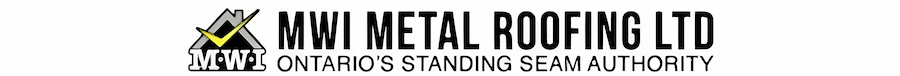 MWI Metal Roofing logo. Image courtesy of www,MWIMetalRoofing.ca.
