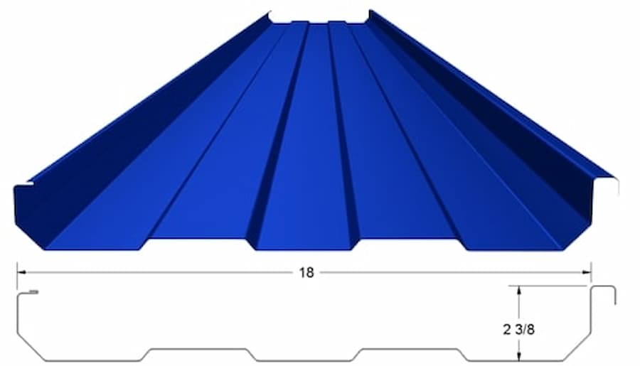 North Star Metals NS18 panel. Image courtesy of www.NorthStarMetals.com.