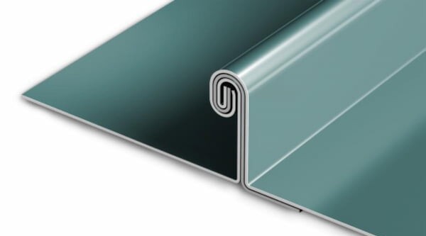 Pac-Clad Peterson Tite-Loc Plus standing seam roof panel. Image courtesy of www.Pac-Clad.com. Pac-Clad Peterson Tite-Loc Plus standing seam roof panel. Image courtesy of www.Pac-Clad.com.