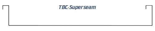 Bryer TBC-Superseam panel profile. Image courtesy of www.thebryercompany.com. 