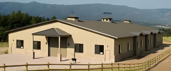 Rigid Global Buildings standing seam roof. Image courtesy of www.RigidBuildings.com. Rigid Global Buildings standing seam roof. Image courtesy of www.RigidBuildings.com.