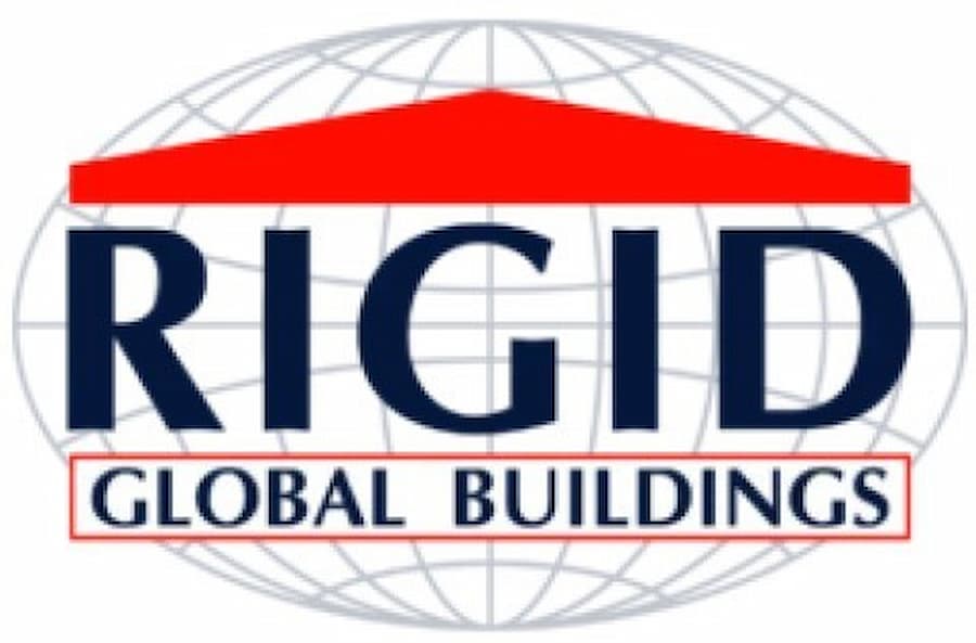 Rigid Global Buildings logo. Image courtesy of www.rigidbuilding.com.