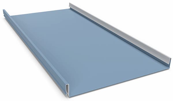 Metal Roofing Sytems MRS 2000 panel. Image courtesy of www.MetalRoofingSystems.com.