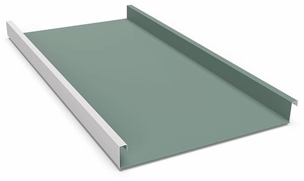 Metal Roofing Sytems MRS 2500 panel. Image courtesy of www.MetalRoofingSystems.com.