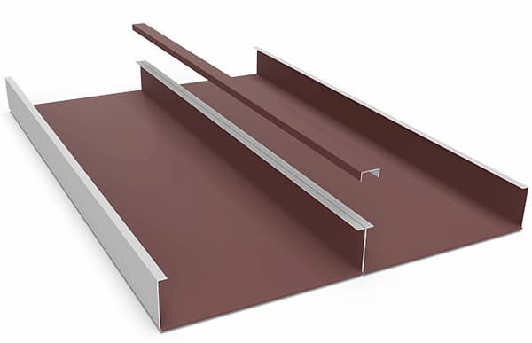 Metal Roofing Sytems MRS 3500 panel. Image courtesy of www.MetalRoofingSystems.com.