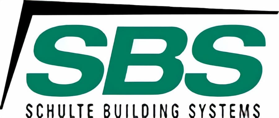 Schulte Building Systems company logo. Image courtesy of www.SBSLP.com.