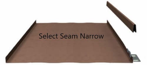 AEP Span Select Seam Narrow panel profile.