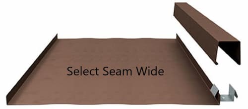 AEP Span Select Seam Wide panel profile.