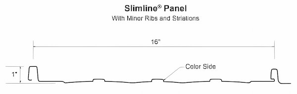 Fortify Slimline panel profile. Image courtesy of www.fortifybuildingsolutions.com.