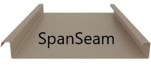 AEP Span Spanseam panel profile.