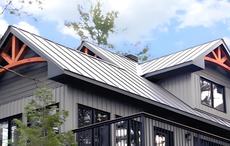 Steel Tile Co standing seam roof. Image courtesy of www.SteelTile.com.