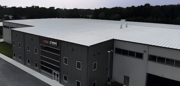 Steelway Building Systems standing seam roof system. Image courtesy of www.Steelway.com. Steelway Building Systems standing seam roof system. Image courtesy of www.Steelway.com.