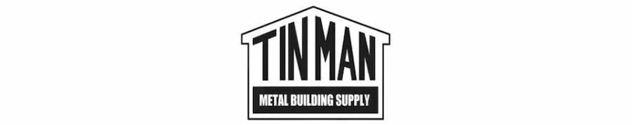 Tin Man Metal Building company logo. Image courtesy of www.TinManSupply.com.
