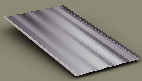 Tremco Roofing TremLock Narrow Batten panel. Image courtesy of www.TremCoRoofing.com. 