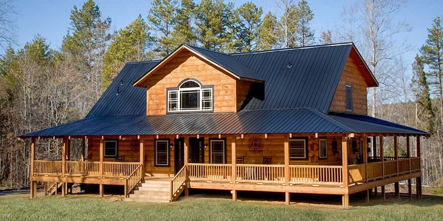 Triad Corrugated Metal standing seam roof. Image courtesy of www.TriadCorrugatedMetal.com.