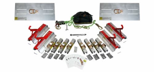 Ultimate ProPack for fall protection on metal roofs.