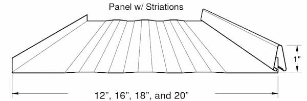 Ultra Seam US-100CS panel profile. Image courtesy of www.UltraSeam.com.