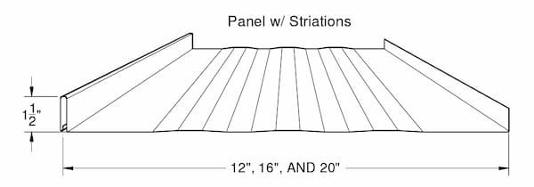 Ultra Seam US-150CL panel profile. Image courtesy of www.UltraSeam.com.