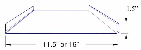 Ultra Seam US-150LS panel profile. Image courtesy of www.UltraSeam.com.