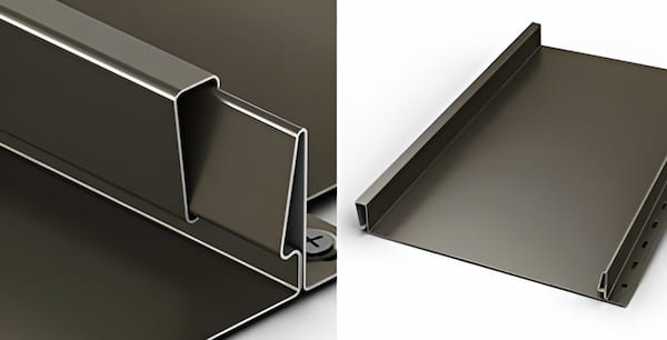 Una/Clad UC-4 panel profile. Image courtesy of www.HolcimElevate.com.