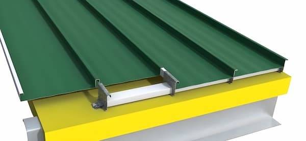 Varco Pruden SLR II standing seam roof panel profile. Image courtesy of www.VarcoPruden.com.