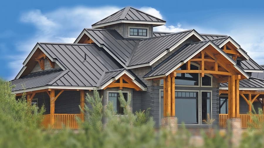 VicWest standing seam roof system. Image courtesy of www.VicWest.com.