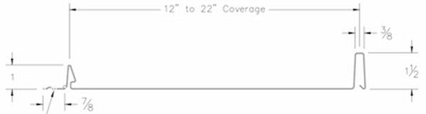 Taller 1.5-inch nail strip profile for improved structural performance on residential roofs. Image courtesy of www.Zimmerman-Metals.com.