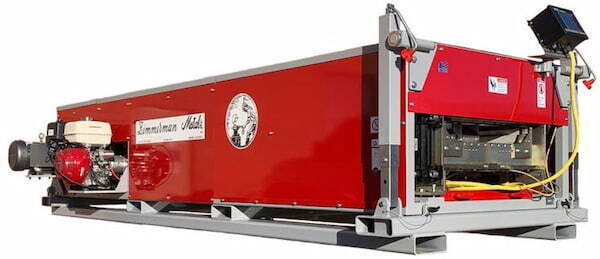 Industrial rollforming system capable of producing wide-span, heavy-gauge structural standing seam profiles. Image courtesy of www.Zimmerman-Metals.com.